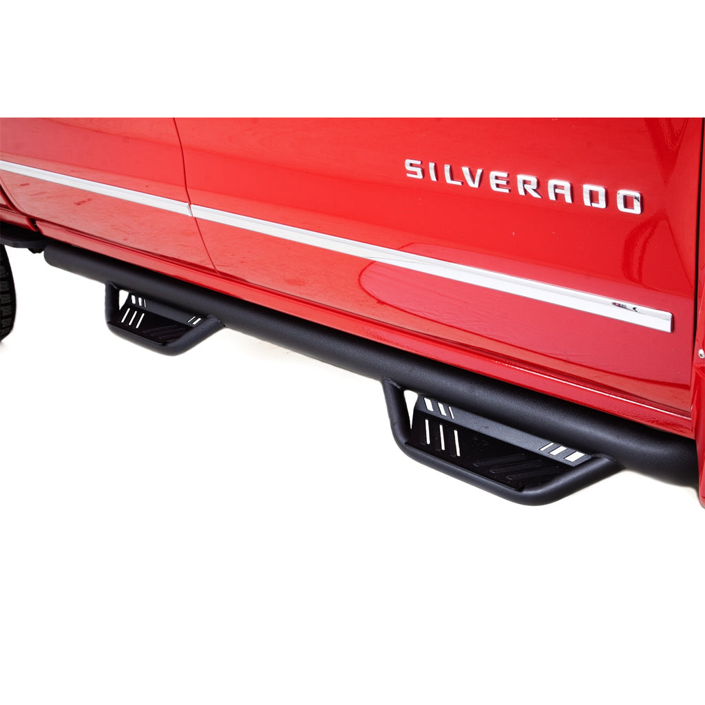 Terrain-Hx-Step-Black-Cab-Length-Nerf-Steps-;-19-24-SilveradoSierra-1500-Crew-Cab-20-23-Hd