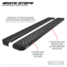 Load image into Gallery viewer, Textured-Black-Running-Boards-54-Inches-Textured-Black-Grate-Steps-Running-Board-(Brkt-Sold-Sep)