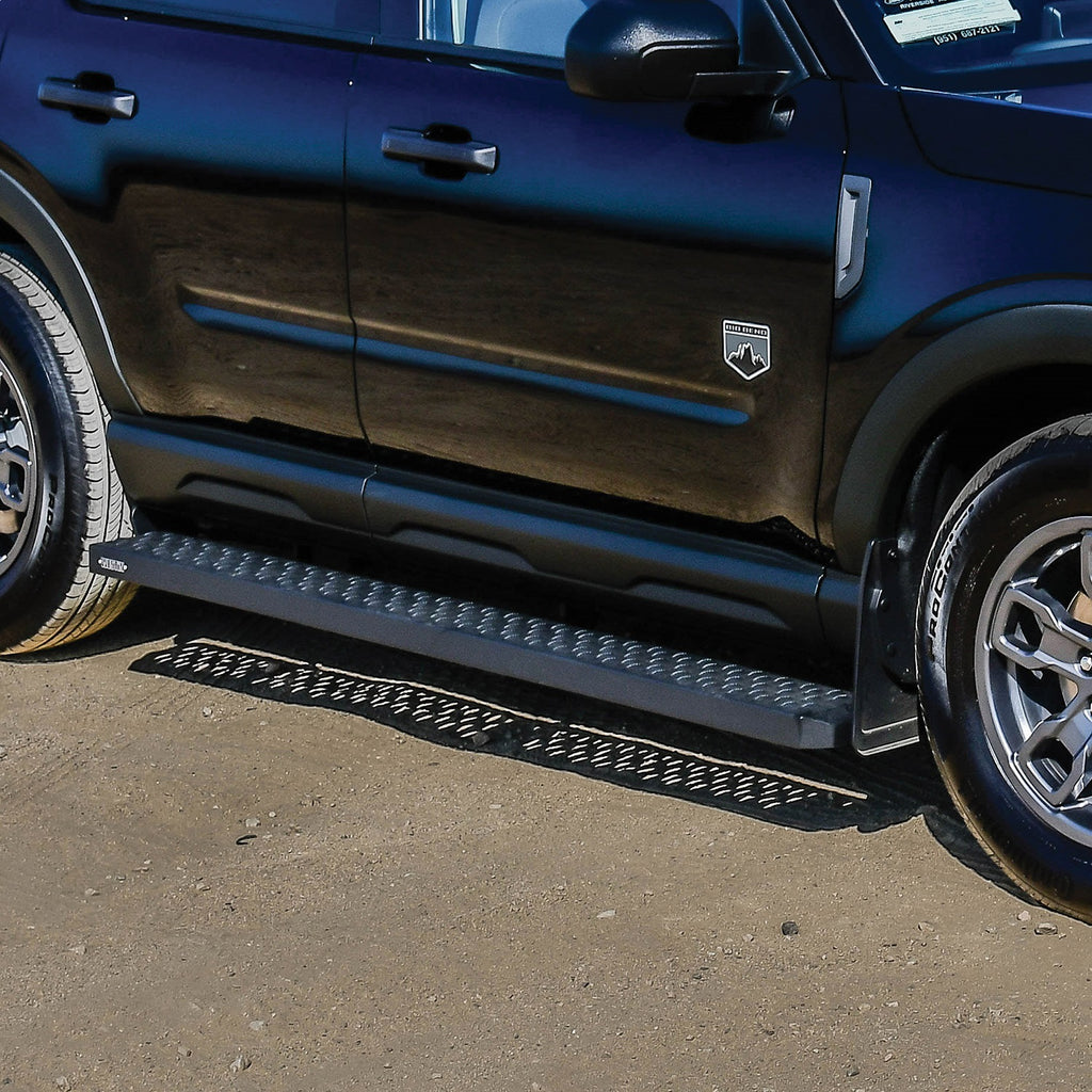 Textured-Black-Running-Boards-68-Inches-Textured-Black-Grate-Steps-Running-Board-(Brkt-Sold-Sep)