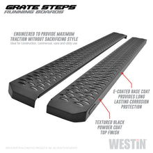 Load image into Gallery viewer, Textured-Black-Running-Boards-68-Inches-Textured-Black-Grate-Steps-Running-Board-(Brkt-Sold-Sep)