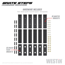 Load image into Gallery viewer, Textured-Black-Running-Boards-68-Inches-Textured-Black-Grate-Steps-Running-Board-(Brkt-Sold-Sep)