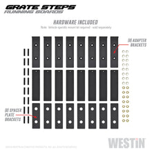 Load image into Gallery viewer, Textured-Black-Running-Boards-75-Inches-Textured-Black-Grate-Steps-Running-Board-(Brkt-Sold-Sep)