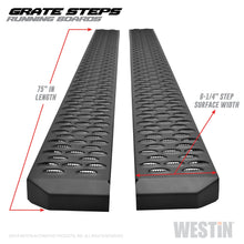 Load image into Gallery viewer, Textured-Black-Running-Boards-75-Inches-Textured-Black-Grate-Steps-Running-Board-(Brkt-Sold-Sep)