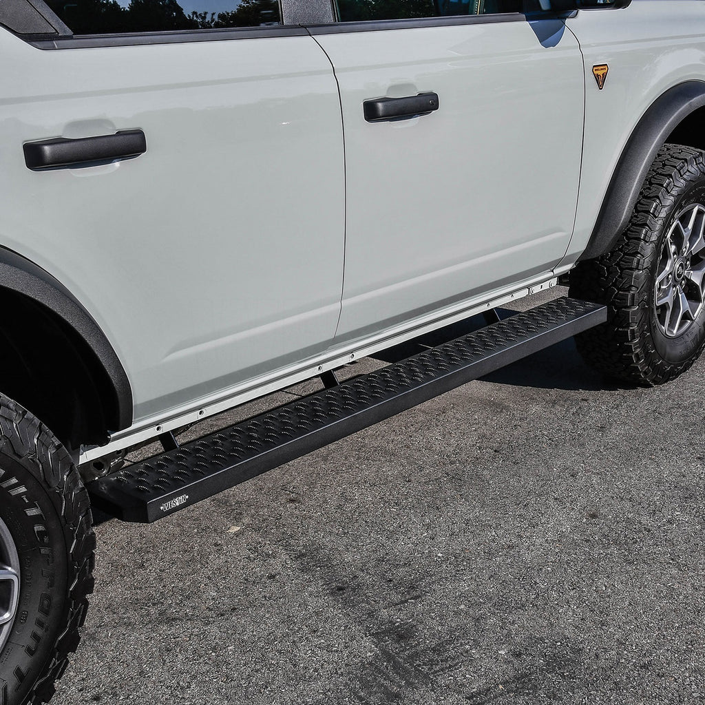 Textured-Black-Running-Boards-75-Inches-Textured-Black-Grate-Steps-Running-Board-(Brkt-Sold-Sep)
