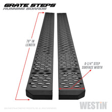 Load image into Gallery viewer, Textured-Black-Running-Boards-79-Inches-Textured-Black-Grate-Steps-Running-Board-(Brkt-Sold-Sep)