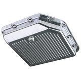 Trans-Dapt 8896 TH350 TRANSMISSION PAN; STOCK DEPTH; FINNED POLISHED ALUMINUM