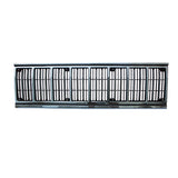 OMIX-ADA 12035.30 This black and chrome grille insert from Omix fits 91-96 Jeep Cherokee XJ.