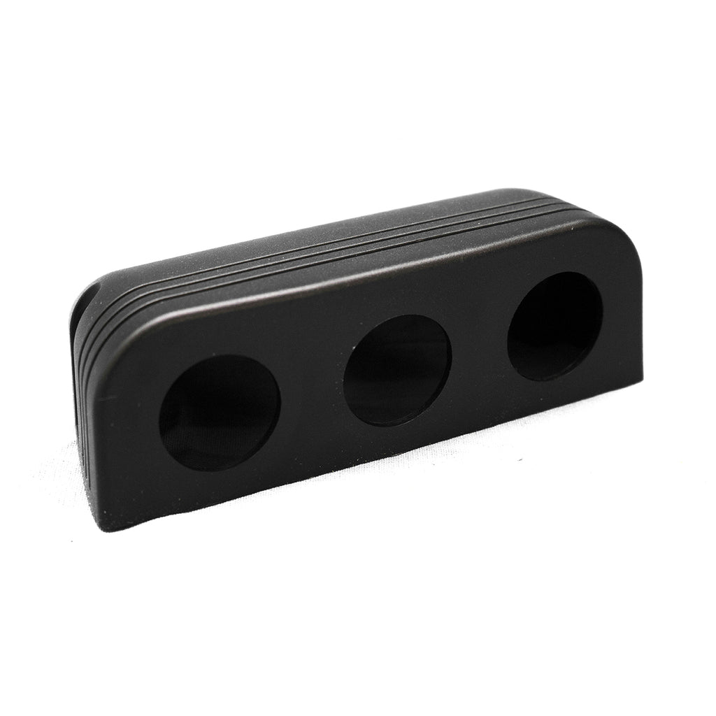 Three-Hole-Cut-Out-Tent-Mount-For-Round-Digital-Voltage-Gauges