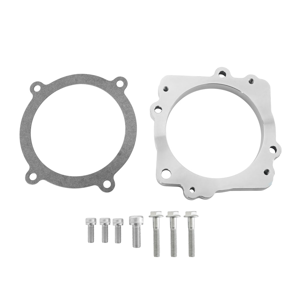 Throttle-Body-Adapter---Ford-7.3L-Low-Profile-Intake-Manifold---Gt500-Throttle-Body