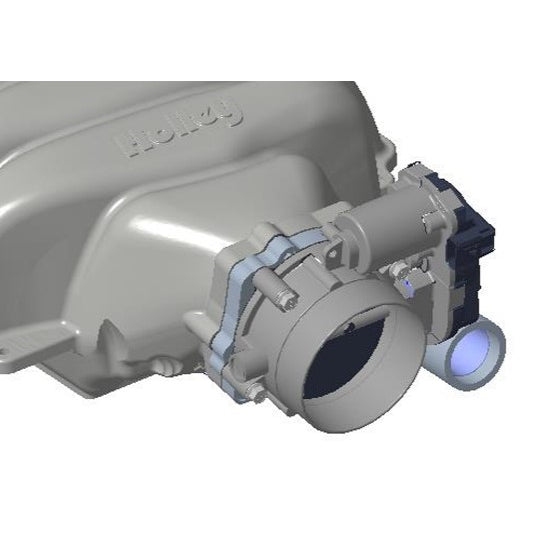 Throttle-Body-Adapter---Ford-7.3L-Low-Profile-Intake-Manifold---Gt500-Throttle-Body