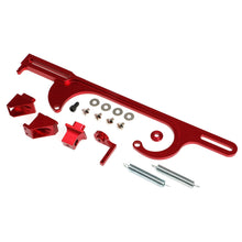 Load image into Gallery viewer, Throttle-Brackets-Billet-Anodized-Red-4500-Carb195964-Pontiac-Engines