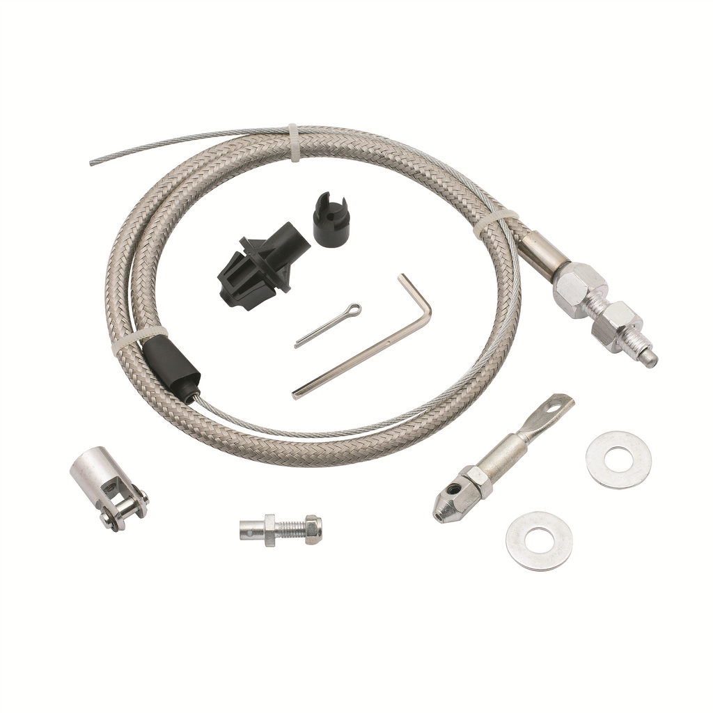Throttle-Cable-Kit---Stainless-Steel-Braided