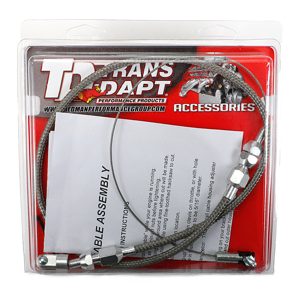 Throttle-Cable-With-Housing;-24-In.-Long--Stainless-Steel