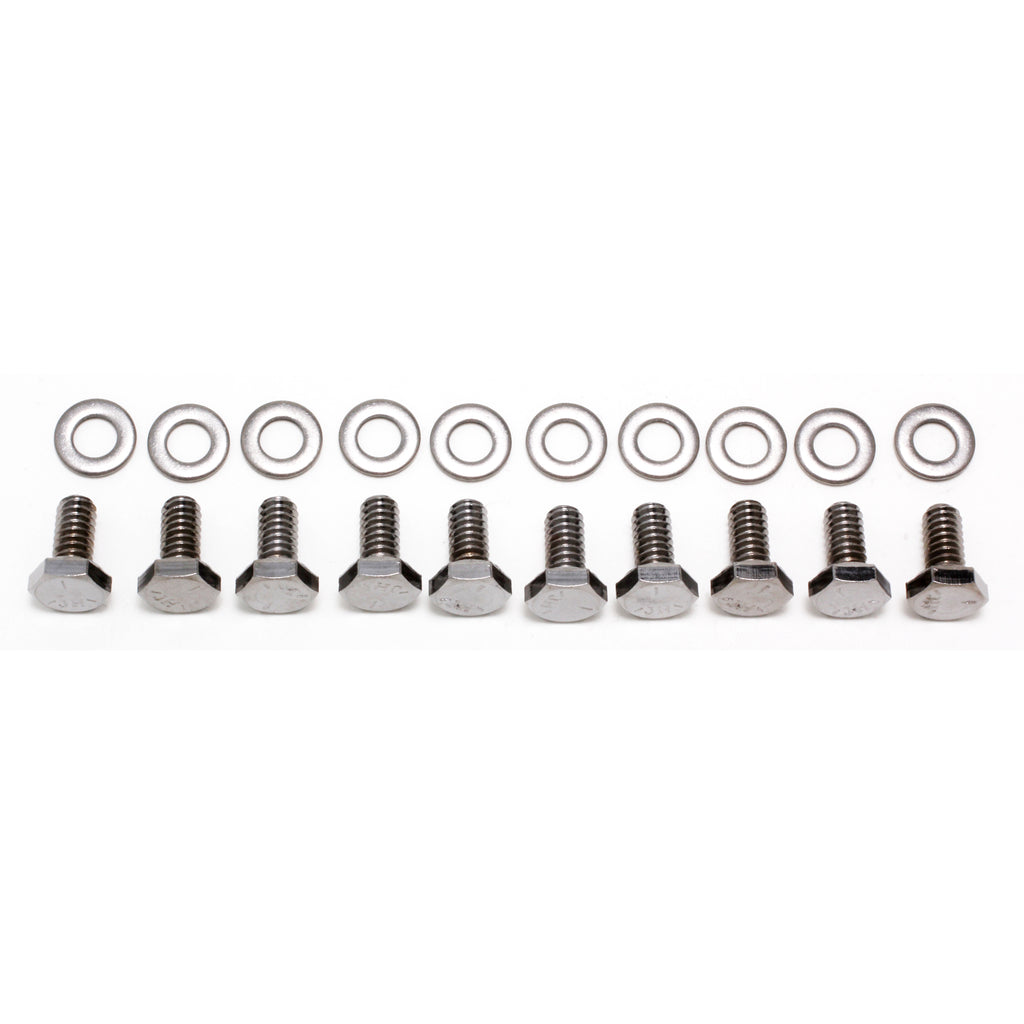 Timing-Chain-Cover-Bolts-(Chrome)--Chevy-4.3L-V6-Or-Sb-Chevy-283-400
