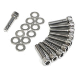 Trans-Dapt 9284 TIMING COVER BOLT SET; ALUMINUM SB CHEVY TIMING CHAIN COVERS
