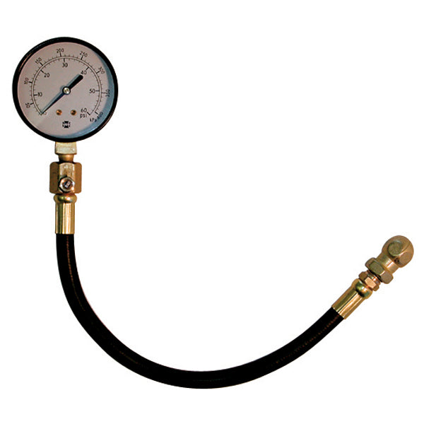 Tire-Pressure-Gauge;-0-60-Psi-Range;-1-12-Diameter-Face;-Inc-Hose-And-Chuck
