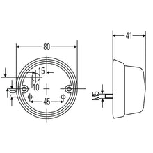 Load image into Gallery viewer, Tlmp-1259-Red-Rnd-Chr-Ece