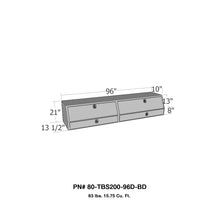Load image into Gallery viewer, Top-Mount-Contractor-Box-Brute-WDrawer-Brute-Bright-Aluminum-Ship-Via-Truck-Only