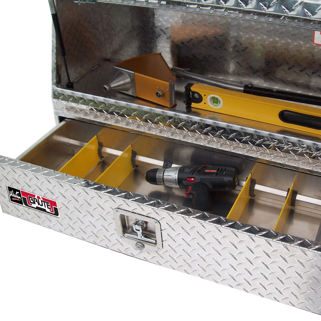 Top-Mount-Contractor-Box-WDrawer-Brute-Bright-Aluminum-50L-23W-16H