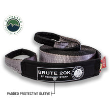 Load image into Gallery viewer, Tow-Strap-20,000-Lb-2-Inch-X-30-Foot-Gray-With-Black-Ends--Storage-Bag-Overland-Vehicle-Systems