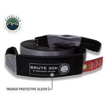 Load image into Gallery viewer, Tow-Strap-30,000-Lb-3-Inch-X-30-Foot-Gray-With-Black-Ends--Storage-Bag-Overland-Vehicle-Systems