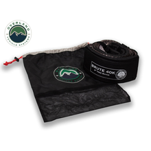 Load image into Gallery viewer, Tow-Strap-40,000-Lb-4-Inch-X-8-Foot-Gray-With-Black-Ends--Storage-Bag-Universal-Overland-Vehicle-Systems