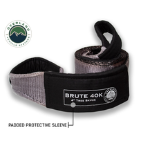 Load image into Gallery viewer, Tow-Strap-40,000-Lb-4-Inch-X-8-Foot-Gray-With-Black-Ends--Storage-Bag-Universal-Overland-Vehicle-Systems