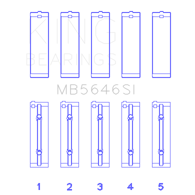 Toyota-1Azfe2-Azfe-(Size-0.50Mm)-Main-Bearing-Set
