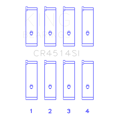 Toyota-1Azfe2Azfe-(Size-1.0Mm)-Connecting-Rod-Bearing-Set
