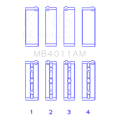 Toyota-1Mzfe-(Size-0.75Mm)-Main-Bearing-Set