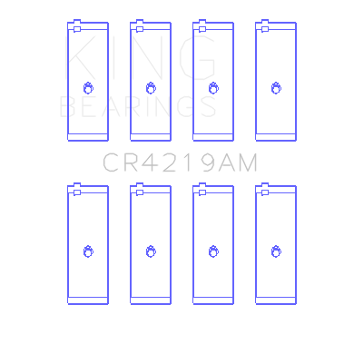 Toyota-1Rz-(Size-0.50Mm)-Connecting-Rod-Bearing-Set