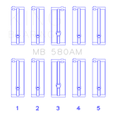 King Engine Bearings MB580AM0.75 MAIN BEARING SET For TOYOTA 21R,