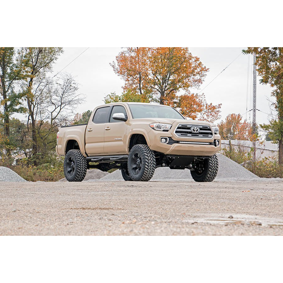 Toyota-30-Inch-Cree-Led-Bumper-Kit-Black-Series-W-Cool-White-Drl-(16-19-Tacoma)-Rough-Country