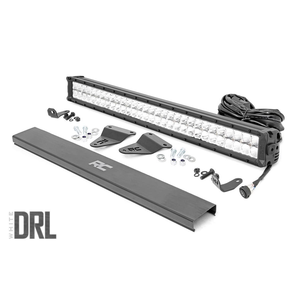 Toyota-30-Inch-Led-Grille-Kit-Chrome-Series-WCool-White-Drl-14-20-4Runner-Rough-Country