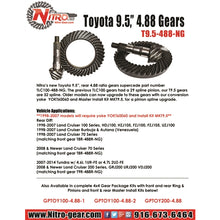 Load image into Gallery viewer, Toyota-9.5-Inch-Rear--4.88-Ratio-32-Spline-Ring-And-Pinion-Nitro-Gear--Axle