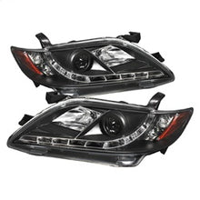 Load image into Gallery viewer, Toyota-Camry-07-09-Projector-Headlights-Drl-Black-High-H1-Low-H7-Pro-Yd-Tcam07-Drl-Bk