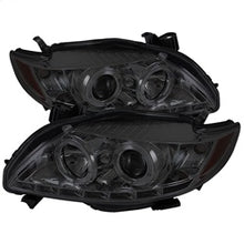 Load image into Gallery viewer, Toyota-Corolla-09-10-Projector-Headlights-Led-Halo-Drl-Smke-High-H1-Low-H1-Pro-Yd-Tc09-Drl-Sm