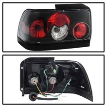 Load image into Gallery viewer, Toyota-Corolla-93-97-Euro-Style-Tail-Lights-Black-Alt-Yd-Tc93-Bk