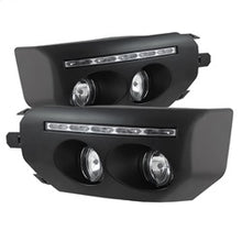Load image into Gallery viewer, Toyota-Fj-Cruiser-07-14-Fog-Lights-With-Led-Daytime-Running-Lights-WSwch-Blk-Fl-Drl-Tfj07-Bk