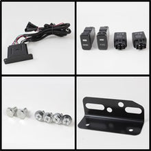 Load image into Gallery viewer, Toyota-Fj-Cruiser-07-14-Fog-Lights-With-Led-Daytime-Running-Lights-WSwch-Blk-Fl-Drl-Tfj07-Bk