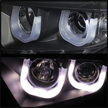 Load image into Gallery viewer, Toyota-Highlander-11-13-Projector-Headlights-3D-Drl-Blk-Pro-Yd-Thlan11-3Ddrl-Bk