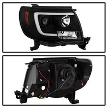 Load image into Gallery viewer, Toyota-Tacoma-05-11-Projector-Headlights---Light-Bar-Drl---Black-Pro-Yd-Tt05v2-Lb-Bk