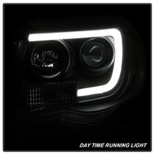 Load image into Gallery viewer, Toyota-Tacoma-05-11-Projector-Headlights---Light-Bar-Drl---Black-Pro-Yd-Tt05v2-Lb-Bk