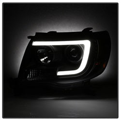 Toyota-Tacoma-05-11-Projector-Headlights---Light-Bar-Drl---Black-Pro-Yd-Tt05v2-Lb-Bk
