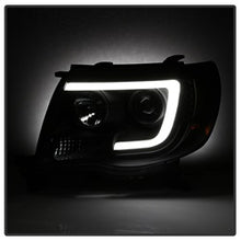 Load image into Gallery viewer, Toyota-Tacoma-05-11-Projector-Headlights---Light-Bar-Drl---Black-Pro-Yd-Tt05v2-Lb-Bk