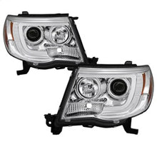Load image into Gallery viewer, Toyota-Tacoma-05-11-Projector-Headlights---Light-Bar-Drl---Chrome-Pro-Yd-Tt05v2-Lb-C