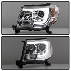 Toyota-Tacoma-05-11-Projector-Headlights---Light-Bar-Drl---Chrome-Pro-Yd-Tt05v2-Lb-C