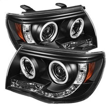 Load image into Gallery viewer, Toyota-Tacoma-05-11-Projector-Headlights-Ccfl-Halo-Led-Blk-High-H1-Low-H1-Pro-Yd-Tt05-Ccfl-Bk