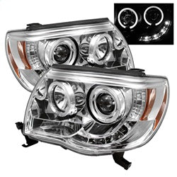 Toyota-Tacoma-05-11-Projector-Headlights-Led-Halo-Led-Chrome-High-H1-Low-H1-Pro-Yd-Tt05-Hl-C