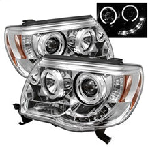 Load image into Gallery viewer, Toyota-Tacoma-05-11-Projector-Headlights-Led-Halo-Led-Chrome-High-H1-Low-H1-Pro-Yd-Tt05-Hl-C